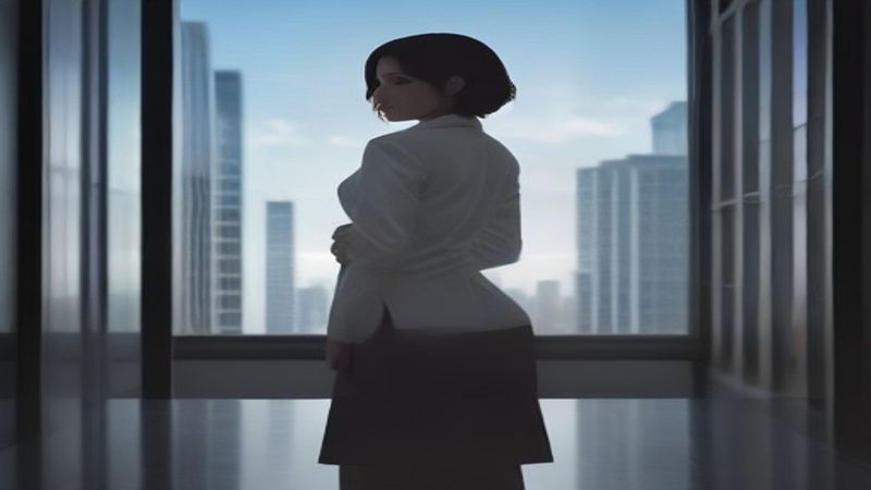 同人动画新片动态主视觉：角色在光影中登场